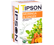 Load image into Gallery viewer, Organic Moringa & Ginger - 25 Enveloped Tea Bags