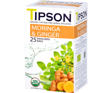 Load image into Gallery viewer, Organic Moringa & Ginger - 25 Enveloped Tea Bags