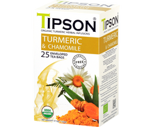 Load image into Gallery viewer, Organic Turmeric & Chamomile - 25 Enveloped Tea bags