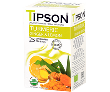 Load image into Gallery viewer, Organic Turmeric Ginger & Lemon - 25 Enveloped Tea Bags