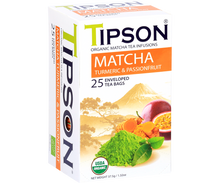 Load image into Gallery viewer, Organic Matcha Turmeric & Passionfruit - 25 Enveloped Tea Bags