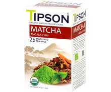 Load image into Gallery viewer, Organic Matcha Masala Chai - 25 Enveloped Tea Bags
