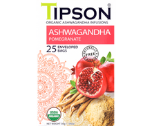 Load image into Gallery viewer, Organic Ashwagandha With Pomegranate - 25 Enveloped Tea Bags