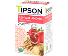 Load image into Gallery viewer, Organic Ashwagandha With Pomegranate - 25 Enveloped Tea Bags