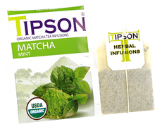 Load image into Gallery viewer, Organic Matcha & Mint - 25 Enveloped Tea Bags