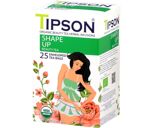 Organic Beauty Tea Shape Up - 25 Enveloped Tea Bags