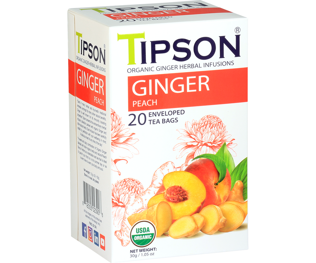 Organic Ginger - Ginger Peach