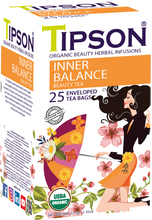 Load image into Gallery viewer, Organic Beauty Tea Inner Balance - 25 Enveloped Tea Bags