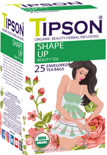 Load image into Gallery viewer, Organic Beauty Tea Shape Up - 25 Enveloped Tea Bags